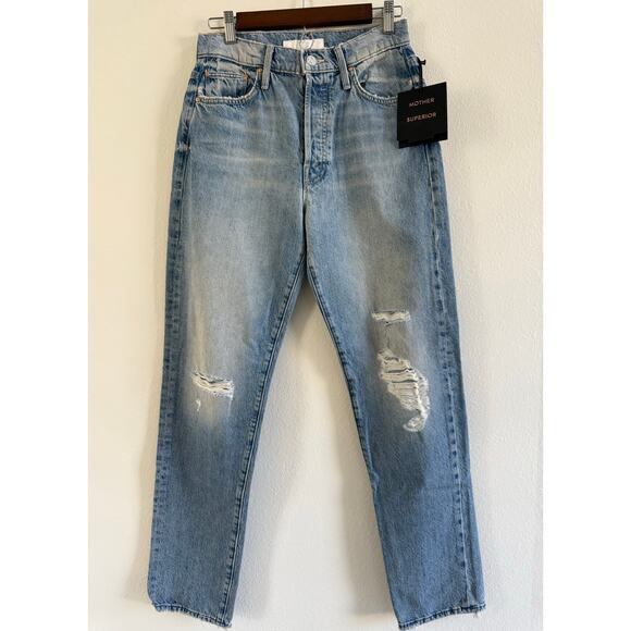 Mother Superior NWT The Huffy Skimp Hotter On The Other Side Straight Jeans 27 - Picture 3 of 16